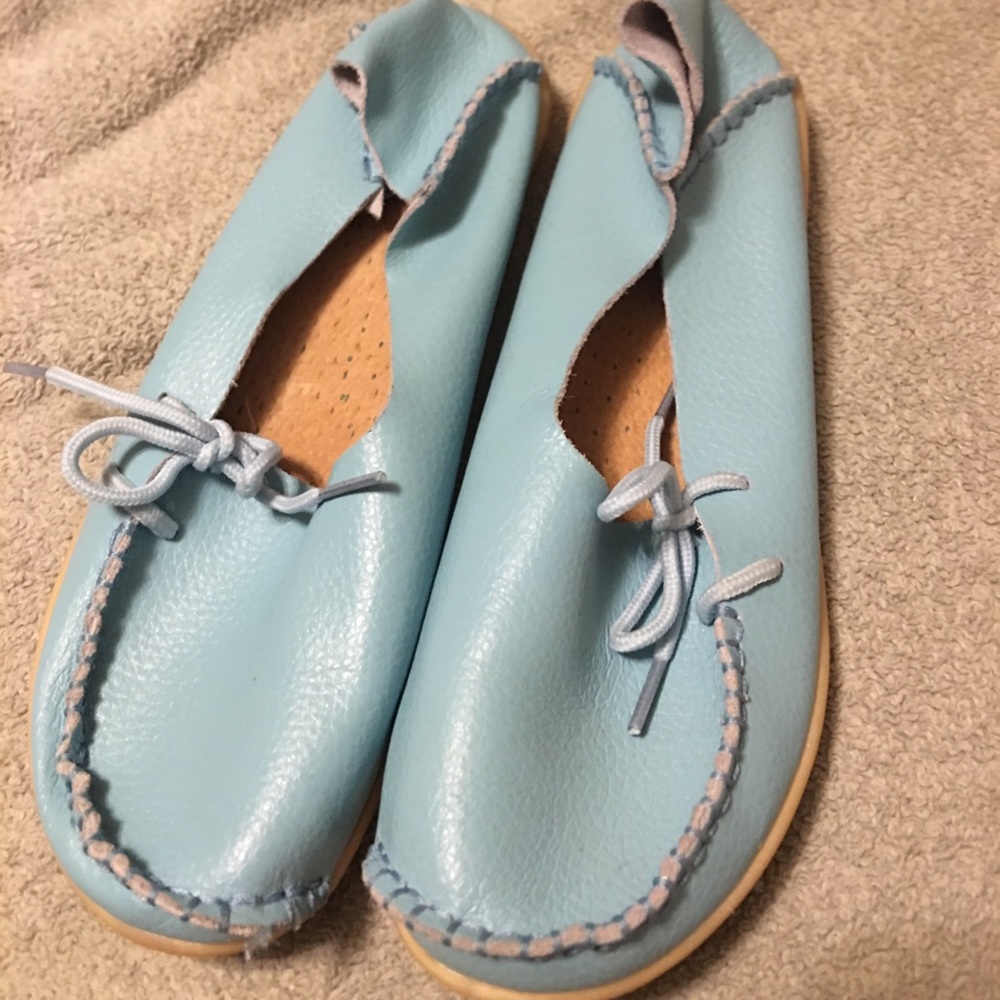 Loafers cute blue color size 39